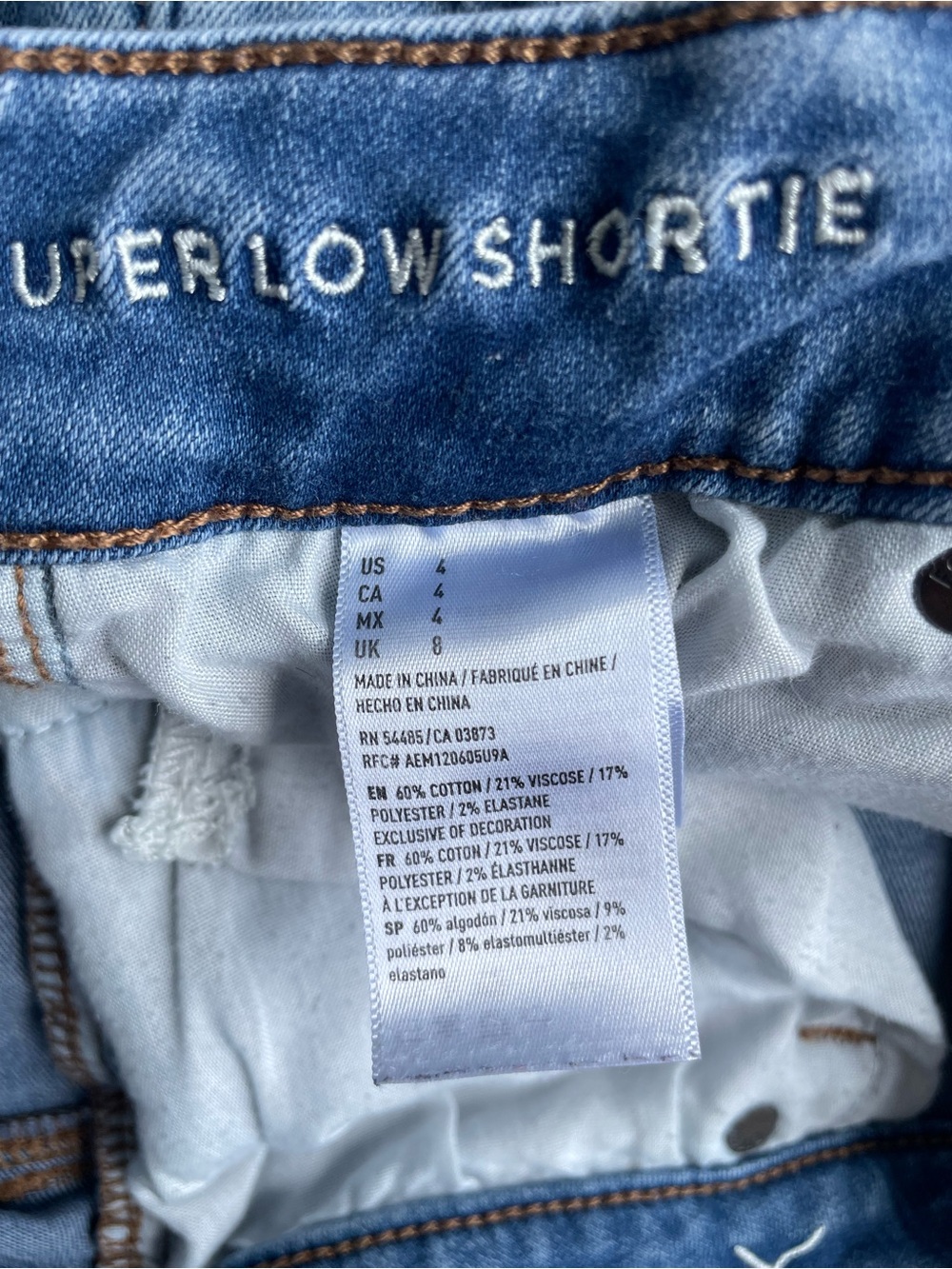 American Eagle Shortie Shorts, 2 Pair, Size 4 - Picture 4 of 9